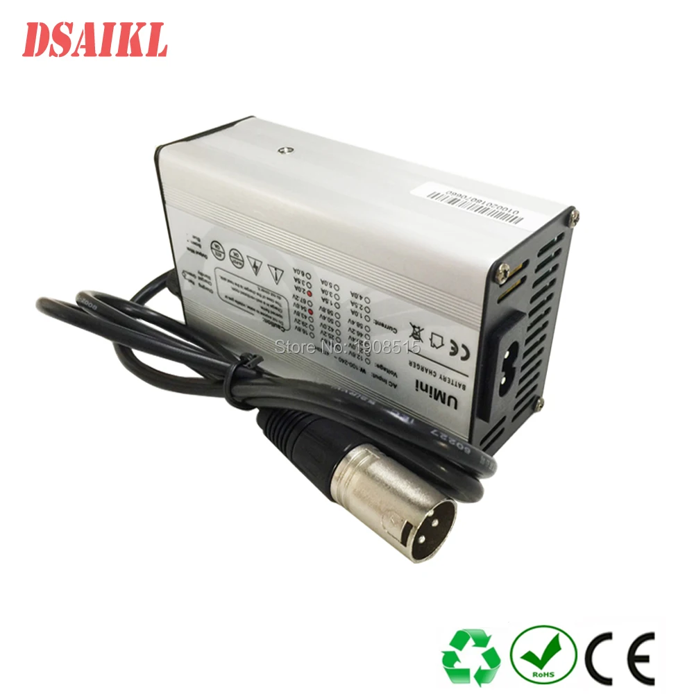 

Free shipping charger 58.8V 2A electric bike lithium battery charger for 14S 52V lithium battery pack