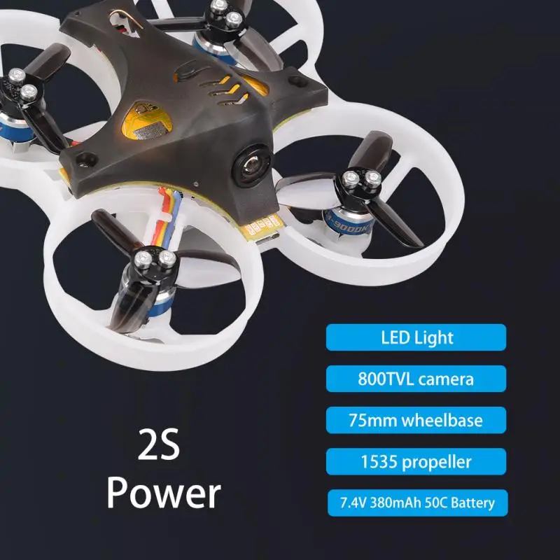 Бесщеточный гоночный Дрон TINY GT7 75 мм FPV PNP BNF 10A ESC Betaflight F3 FC 800TVL Квадрокоптер с