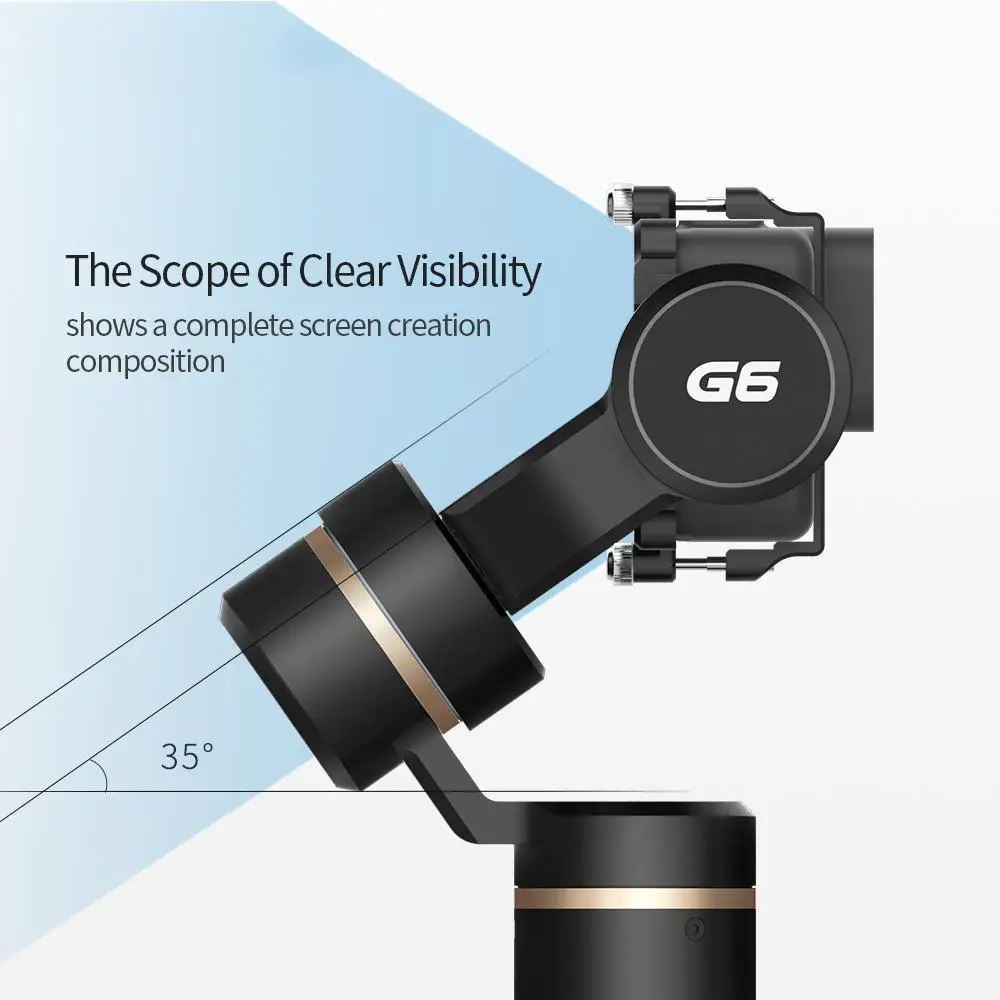 Ручной Bluetooth Wi Fi Gimbal стабилизатор для 360 да действие фото камера 320 GoPro около 12