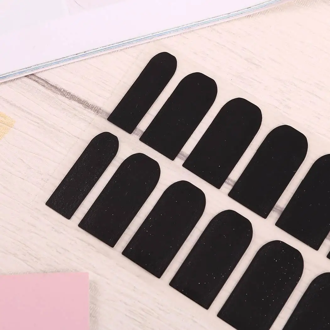 New Women Fashion Nail Art DIY 3D Decoration Pack of Black Solid Sticker | Красота и здоровье