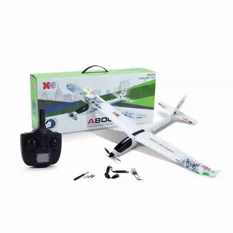 New 2019 RC Airplane XK A800 4CH 780mm 3D6G System Model Push-speed gliders Fixed Wing Plane Compatible RTF | Игрушки и хобби