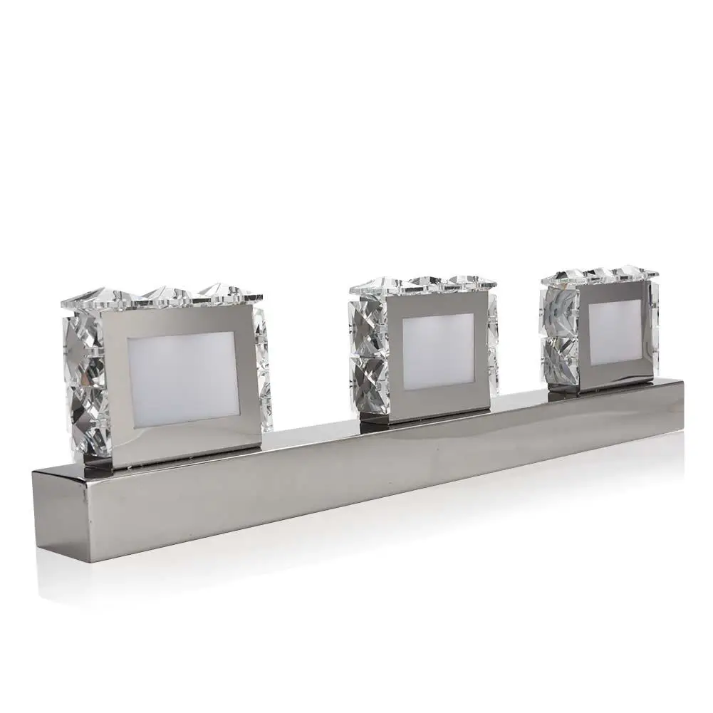 

Wall 3 LED Lamp Modern bathroom vanity light fixtures industrial led crystal up mirror front lights long wall sconces bar New