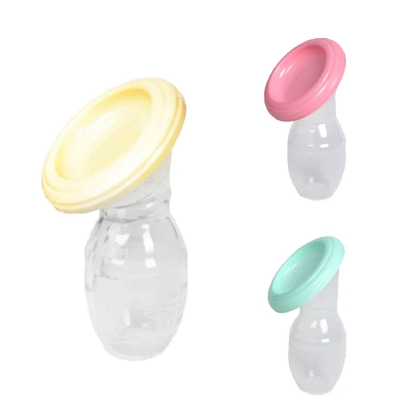 Прозрачный силиконовый Молокоотсос ручной молокоотсос 1 * + Защитная
