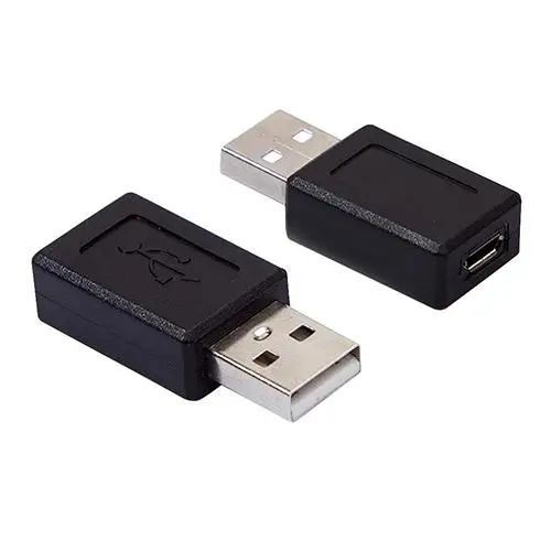 1 шт. мини черный USB штекер к Micro гнезду B M/F адаптер Коннектор конвертер |