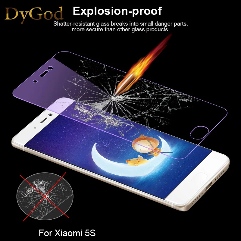 Закаленное стекло DyGod для Xiaomi Redmi 5A Note 4X переднее защитная пленка экрана Mi 5S Plus