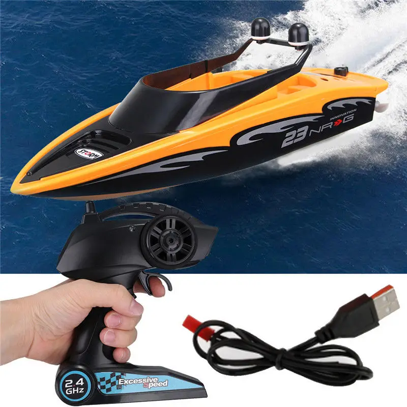 4 Type 2.4GHZ RC Boat Radio Remote Control High Speed Racing Electric Toy  Игрушки и