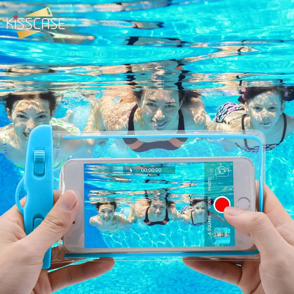 Светящийся водонепроницаемый чехол KISSCASE для Xiaomi Redmi Note 7 Mi 9 8 Lite Huawei P30 20 Pro