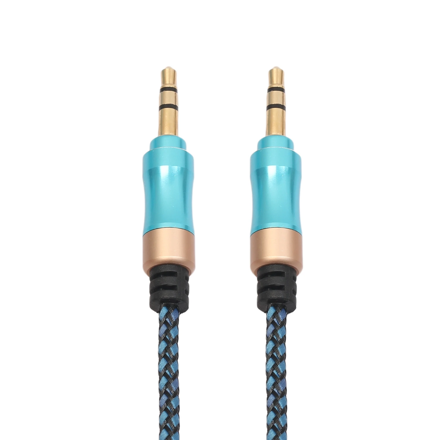Braid Shield 3.5Mm Car Audio Aux Cable Male To 4 Knot Stereo Earphone Extension Cord 1.5M Line High Fidelity | Электроника
