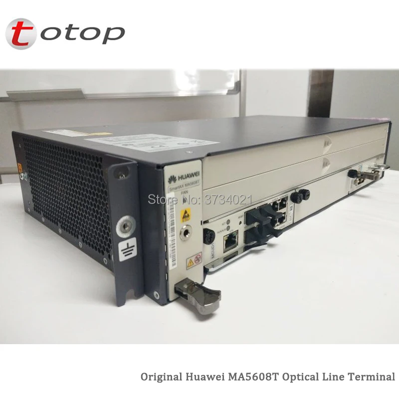 

HW OLT GPON EPON HUAWEI б/у 99% Новый MA5608T шасси + 2 * MCUD + 1 * MPWC, 1GE MA5608T DC Power Оптический линейный терминал