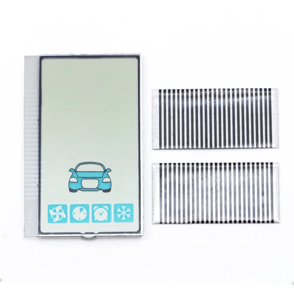 

100 Pcs/lot A93 GSM display For Starline A93 GSM lcd display remote controller with Zebra Stripes Flexible Cable remote