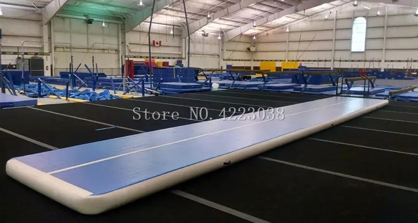 Скидка Бесплатная доставка; Набор из 10x1 м надувной гимнастические матрасы, воздушный трек гимнастический коврик воздушный трек коврик Airtrack пол ку...