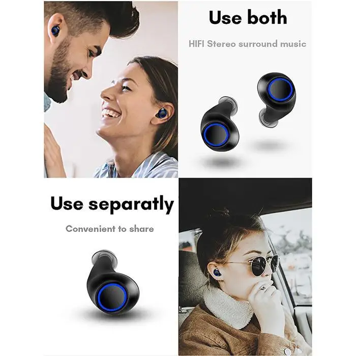 Новые унисекс Магнитные функции бинауральные стерео водонепроницаемые Bluetooth 5 Вт