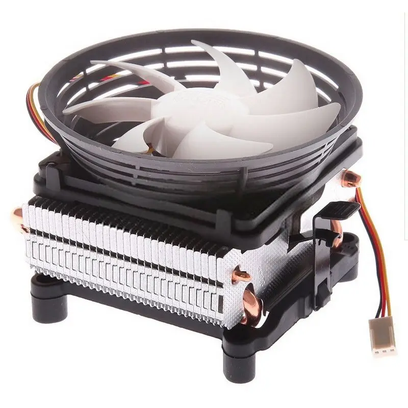 PCCOOLER Seven spot Божья коровка V4 cpu Радиатор полная медь 2 тепловая труба для AMD/intel