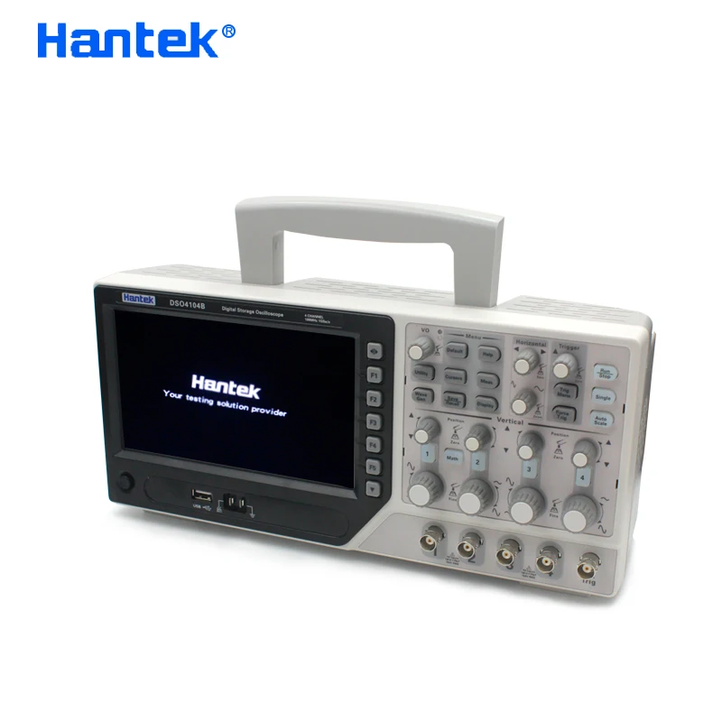 Оригинальный Hantek DSO4104B цифровой осциллограф USB 100 МГц 4 канала PC lcd Osciloscopio Portatil