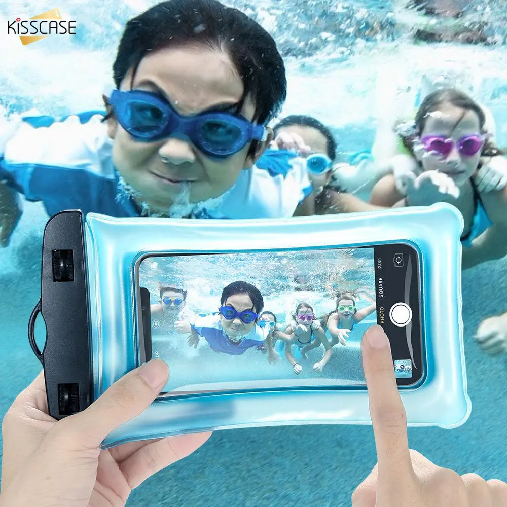 KISSCASE водонепроницаемый чехол для телефона мобильного сухая сумка iPhone X Samsung S10 Plus