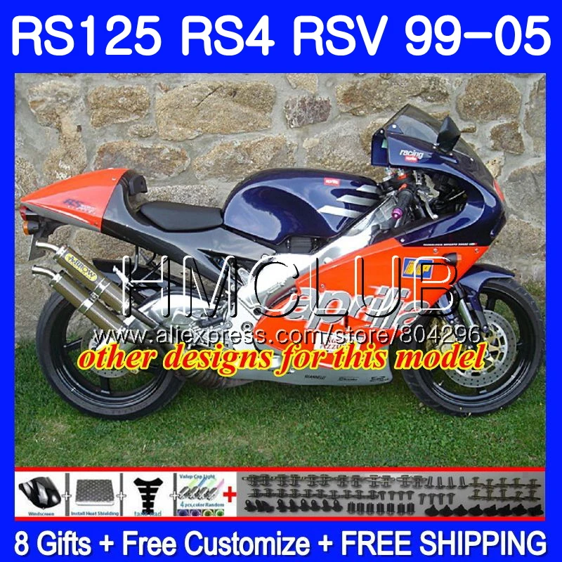 RS4 для Aprilia RS 125 99 00 01 02 03 04 05 122HM6 RSV125R RS-125 матовый черный RSV125 R 1999 2000 2001 2002 2003 2005