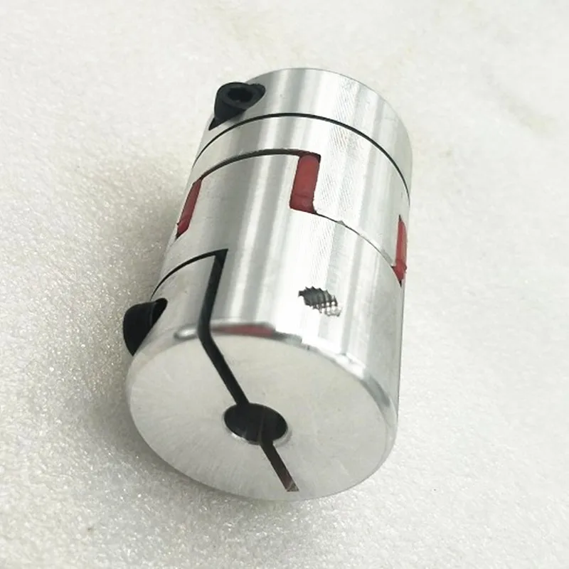 2 шт./лот CNC Гибкая муфта вала D55 l80 мм id17мм с keyway 5 и id24мм 6 (оба концевых