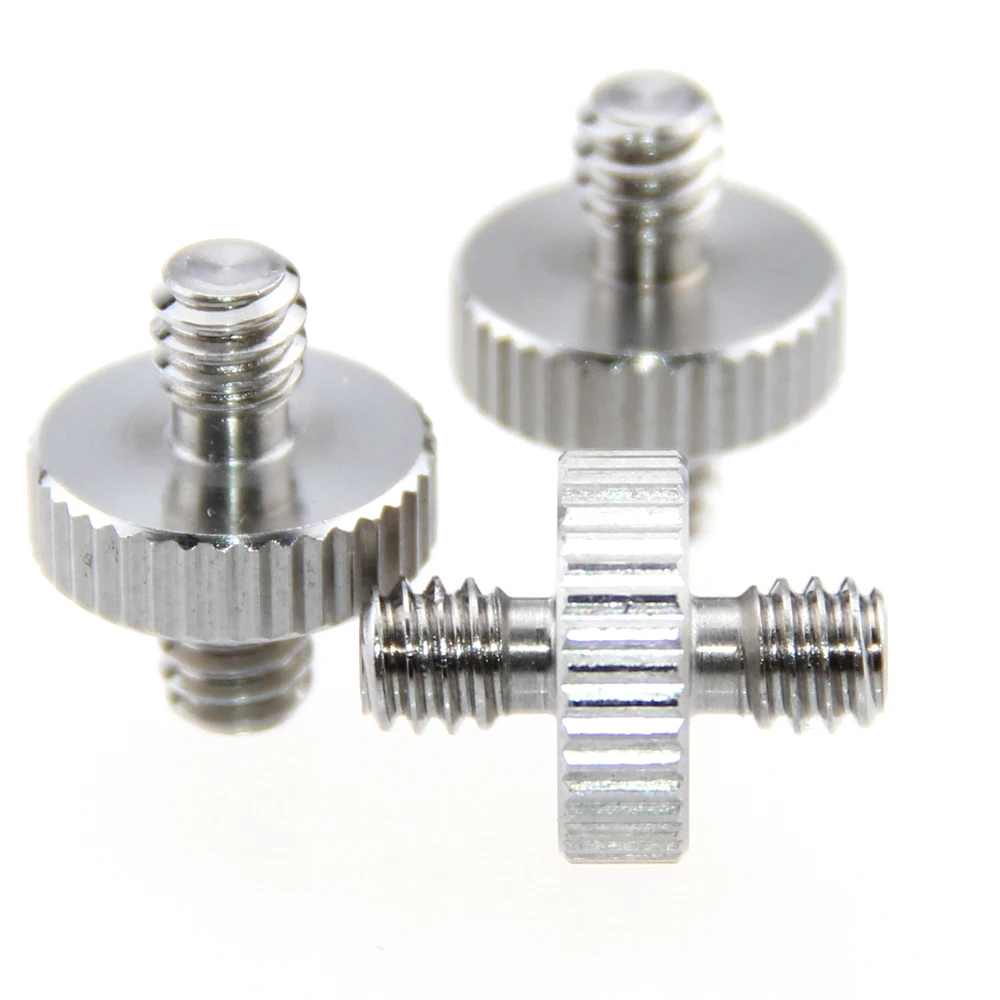Camvate 1/4 &quotMale to 1/4&quot Male двусторонний винтовой адаптер (в упаковке 3) C1229|Аксессуары