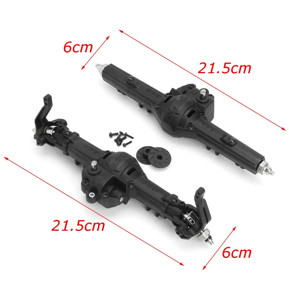 Комплект коробки передач спереди и сзади для 1/10 RC Axle HG P401/P402/P601 гусеничный