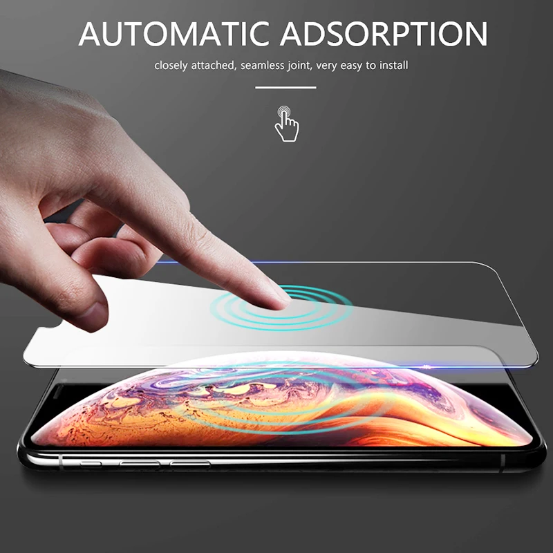 Защитное стекло для Iphone X Xs Max Xr 7 8 6 6s 5 зеркальная защита экрана Xsmax лист закаленная