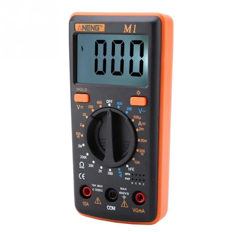 ANENG M1DC/AC Цифровой мультиметр напряжения сопротивления тока цифровой тестер