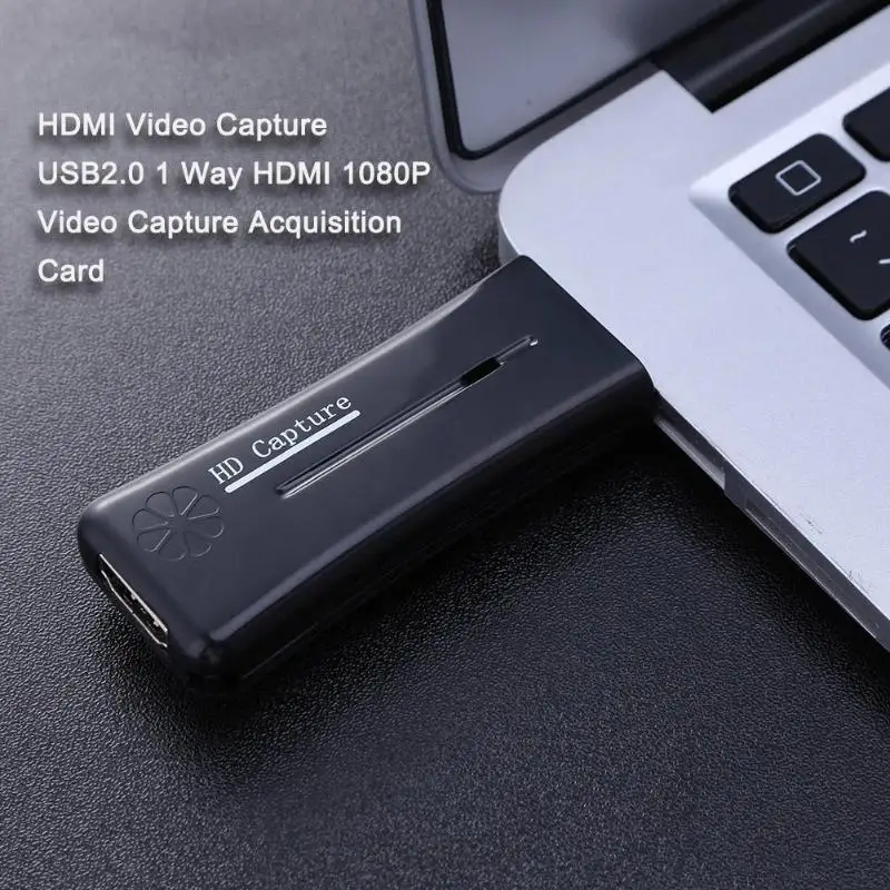 HDMI Карта видеозахвата USB2.0 HD 1 способ 1080P Мини карта захвата видео захват игр 256 Мб