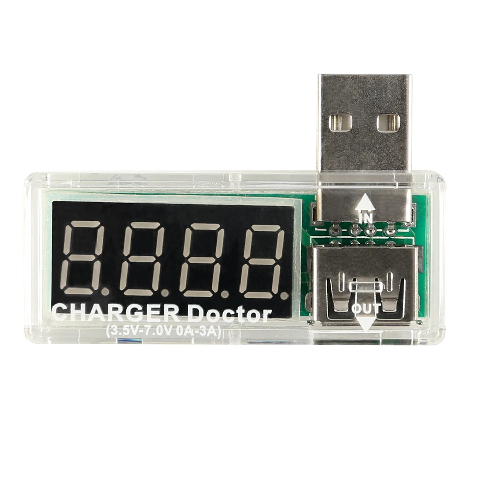 Мини USB тестер зарядное устройство Doctor Вольтметр Амперметр умная электроника