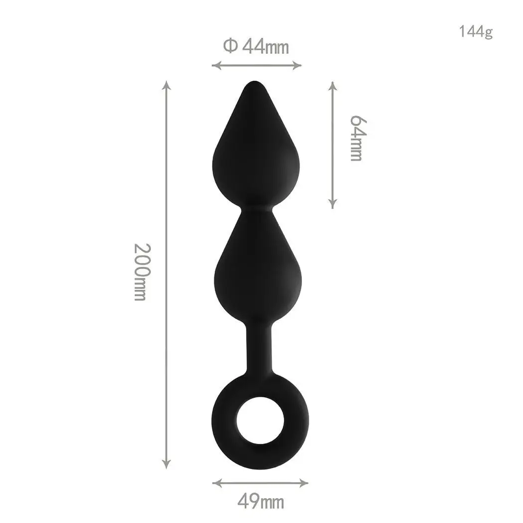 LI BO Women Adult Sex Anal Plug Stick Massage Masturbation Tool Play Pull Ring Ball Men Adults Cork Beads Anals Chain |