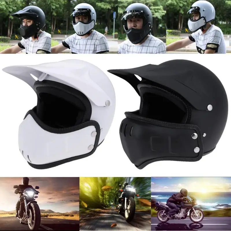 Серебристая тарелка винтажный мотоциклетный шлем унисекс скутер Casco мотокросса