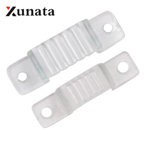 10 шт. 100 шт. 12 мм 18 мм Светодиодные зажимы для лент для 110 В 220 в 5050 2835 5054 светодиодная полоса пластиковая пряжка высококачественные гибкие аксессуары