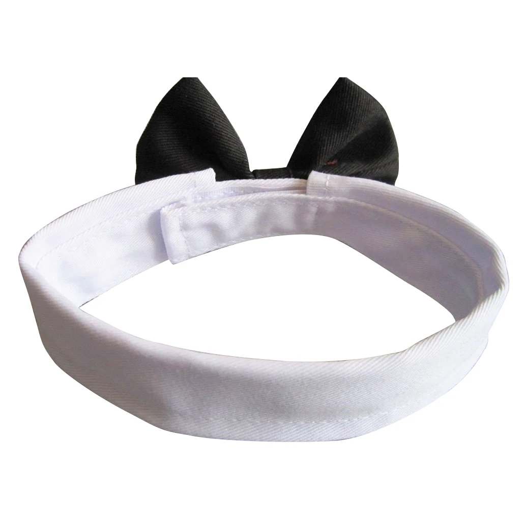Promotion! Dog cat neck loop necktie bowknot black and white | Дом и сад