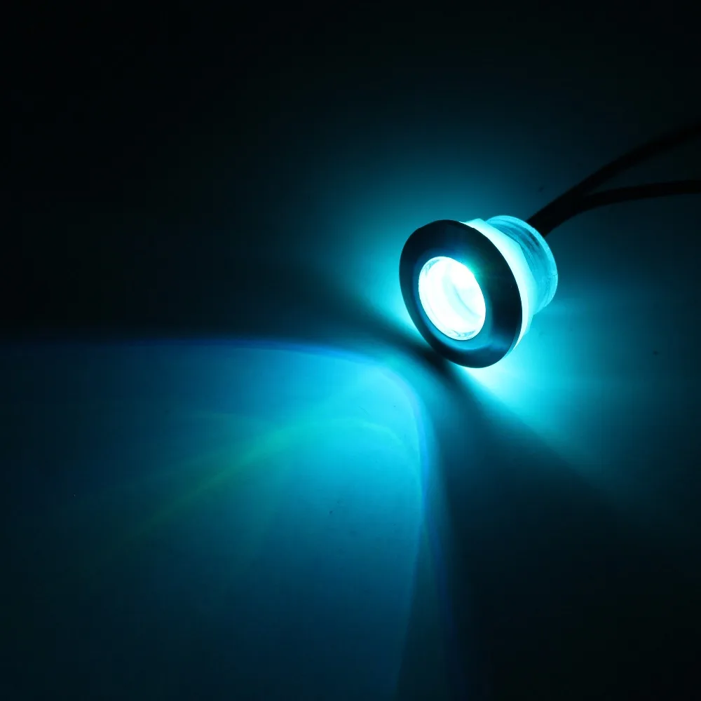 6 шт. водонепроницаемый светодиодный rgb-светильник для ванной комнаты 0 3 Вт без