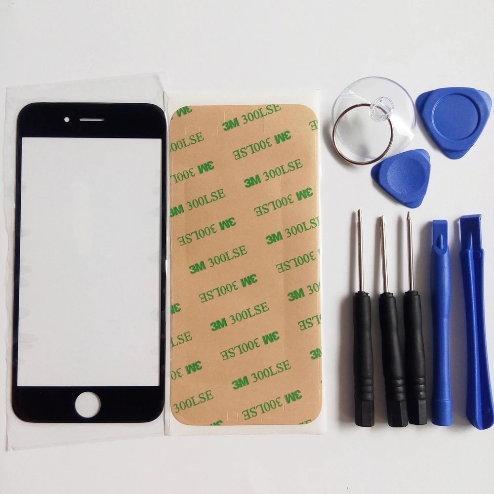Внешнее стекло запасные части для iPhone 4 4s 5 5G 5SE 6 6s plus ЖК сенсорный экран переднее