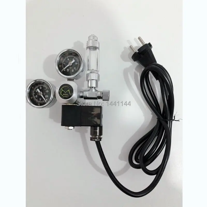 Регулятор CO2 для аквариума W21.8 G5/8 220 В Магнитный соленоидный контрольный