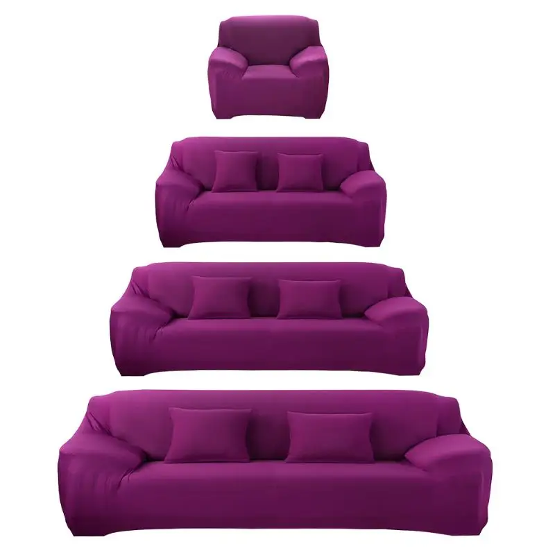 Color Stretchy Slipcover Non-slip Chair Loveseat Sofa Cover High Elastic Cushion Case Anti-dust Protection 41 | Дом и сад