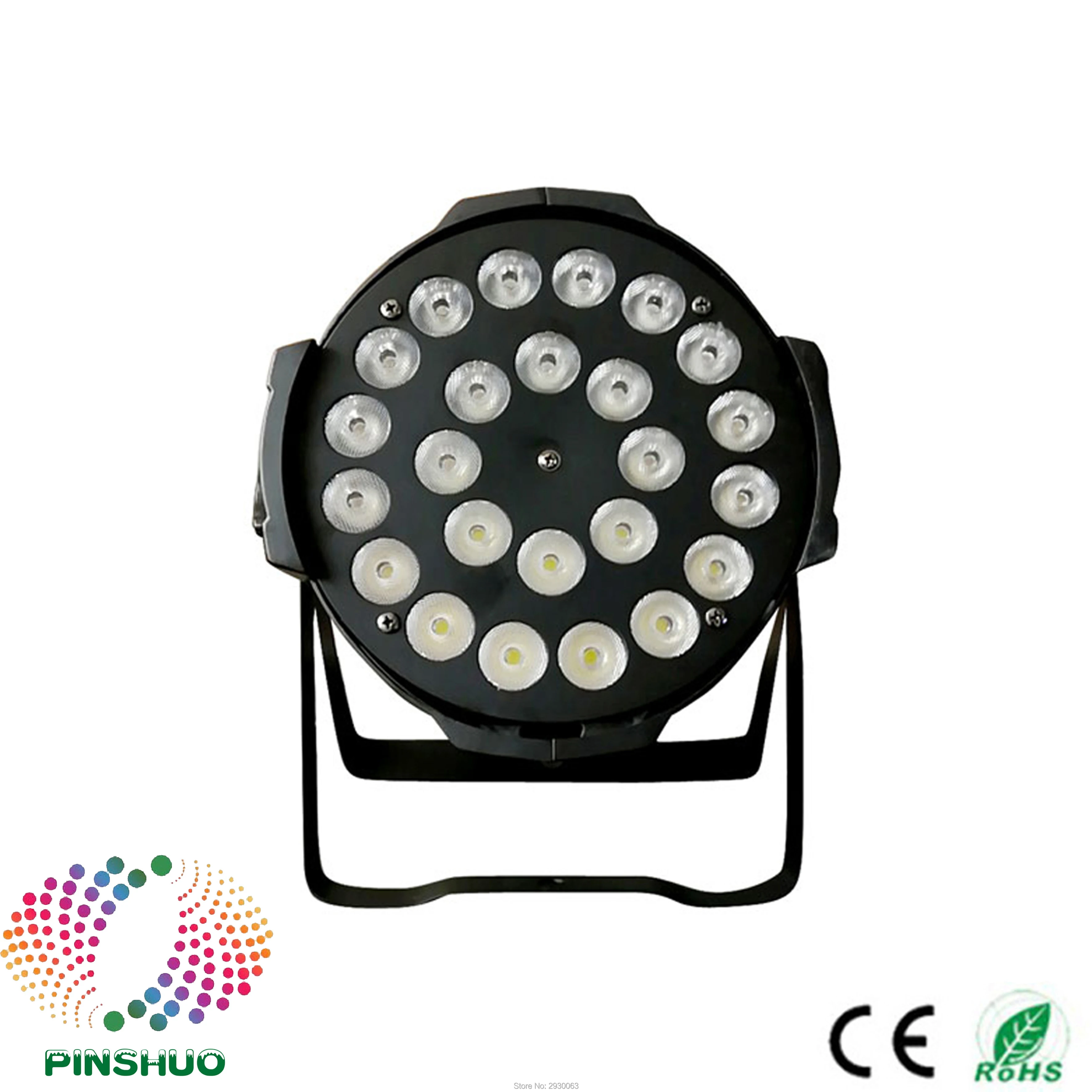 (4 шт./лот) гарантия 3 года 24 Вт DMX светодиодный сценический свет DMX512 RGB прожектор