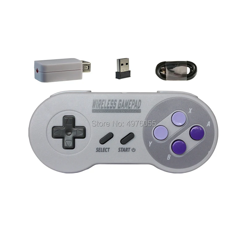 Беспроводные геймпады 2 4 ГГц джойстик Джойстик контроллер для SNES NES классический
