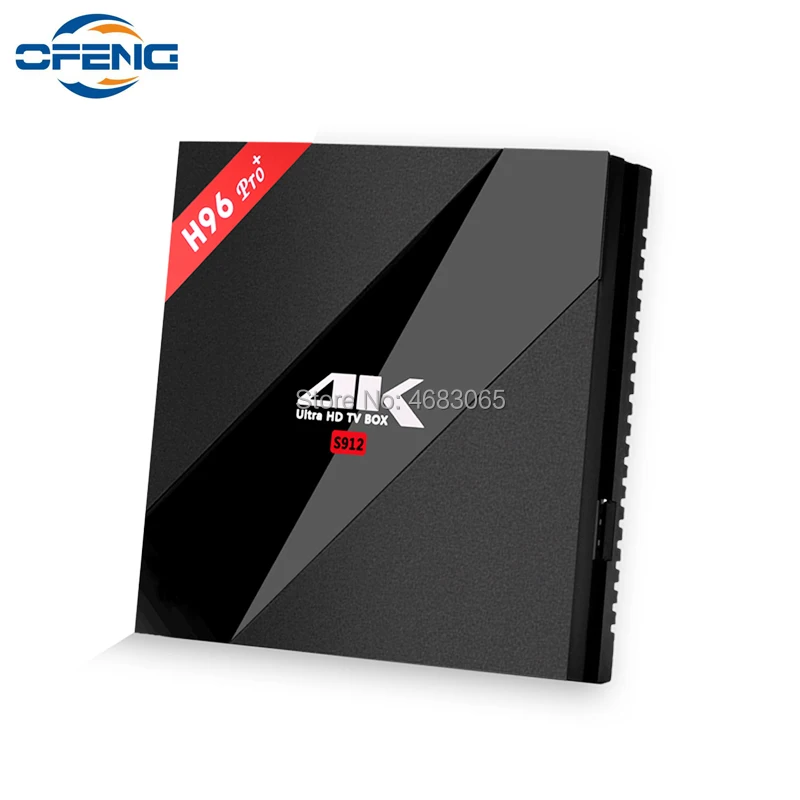 H96 PRO + Plus Smart TV Box Amlogic S912 Android 7 1 Восьмиядерный Mali T820MP3 GPU 2G/16G 3G/32G 2 4G/5 8 GHz Wifi Bluetooth