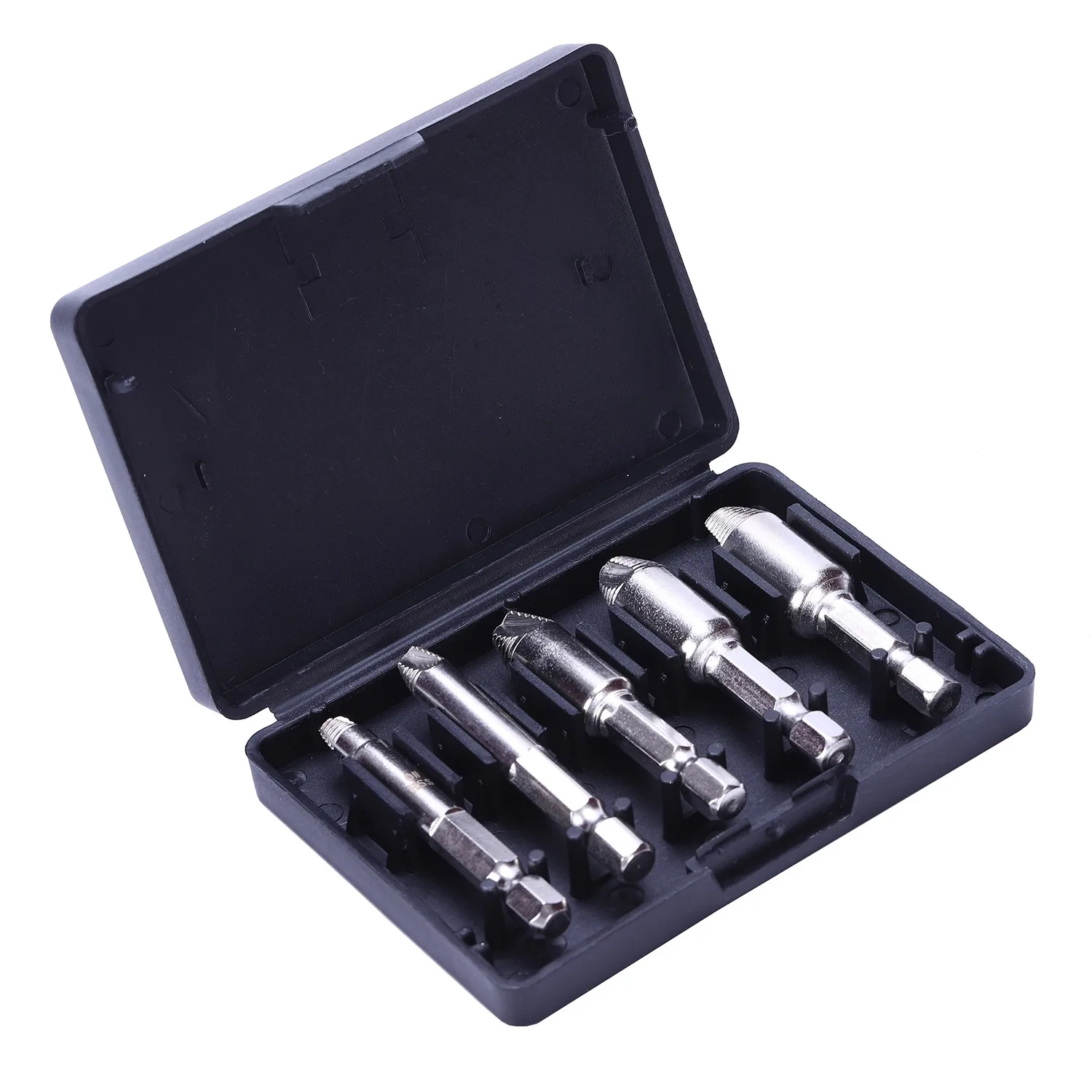 New 5pcs 1/4 Inch 6.35mm Screw Removal Tool Extractor Sliding Broken Head High Speed Steel | Инструменты