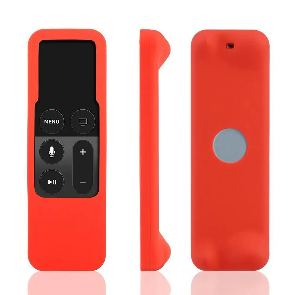 Защитный чехол для Apple TV 4K 4th Gen Siri силиконовый с дистанционным управлением и
