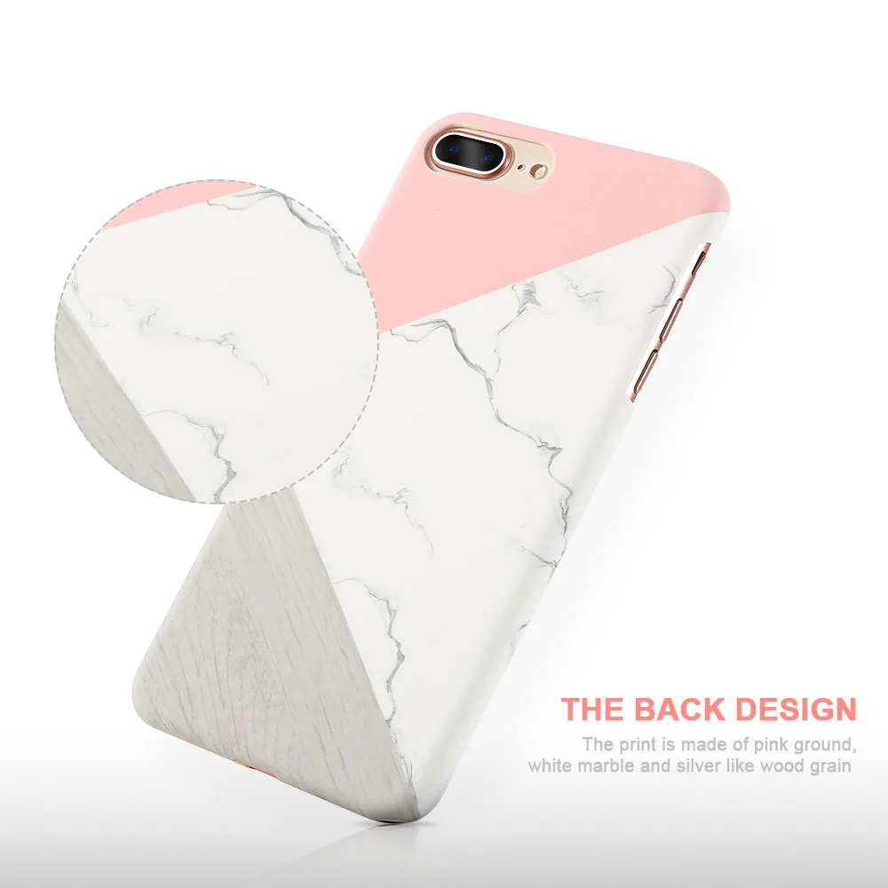 KISSCASE простой Контрастный ЦВЕТНОЙ чехол для телефона iPhone 7 8 X XS Max XR мраморные