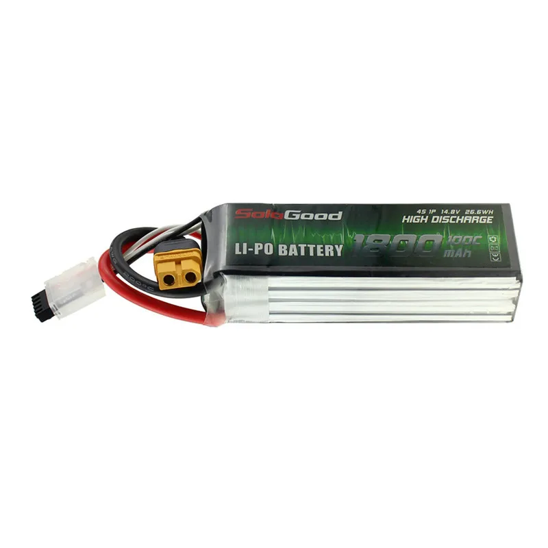 SoloGood 14 8 V 1800mAh 100C 4S XT60 разъем Lipo батарея для Rc гоночных автомобилей модель