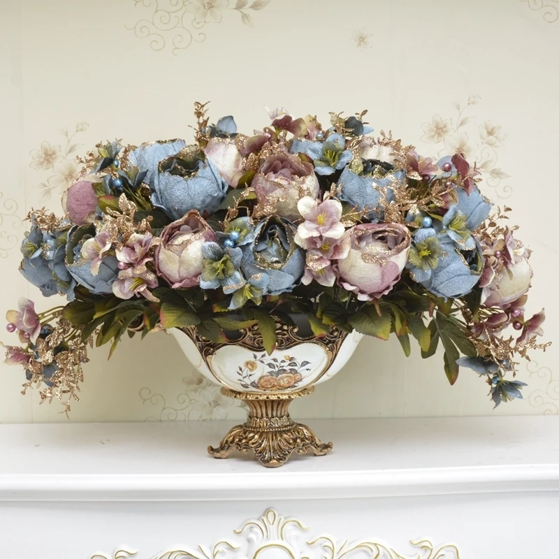 Jardim vasi decorativi керамические jarrones decorativos imperno vaso de flor teraryum аксессуары для украшения