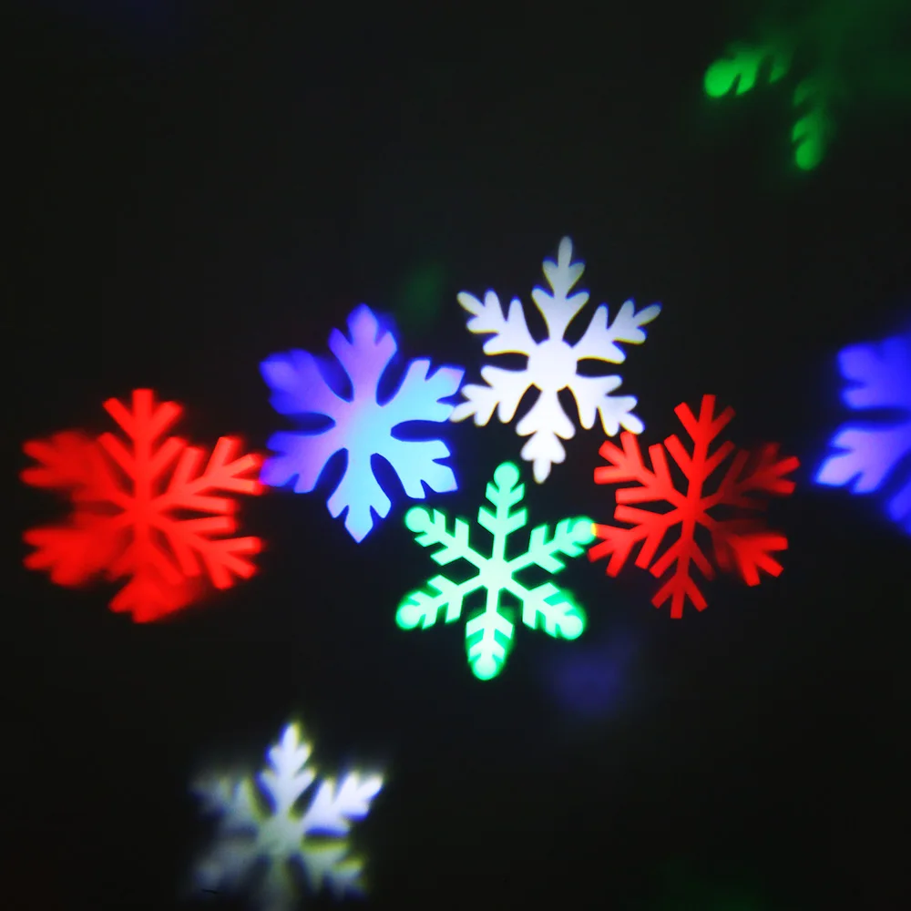 LED Snowflake Projector Star Background Lawn Garden Light Waterproof Snow Stage Projection Laser Lamp Pattern ON SALE |