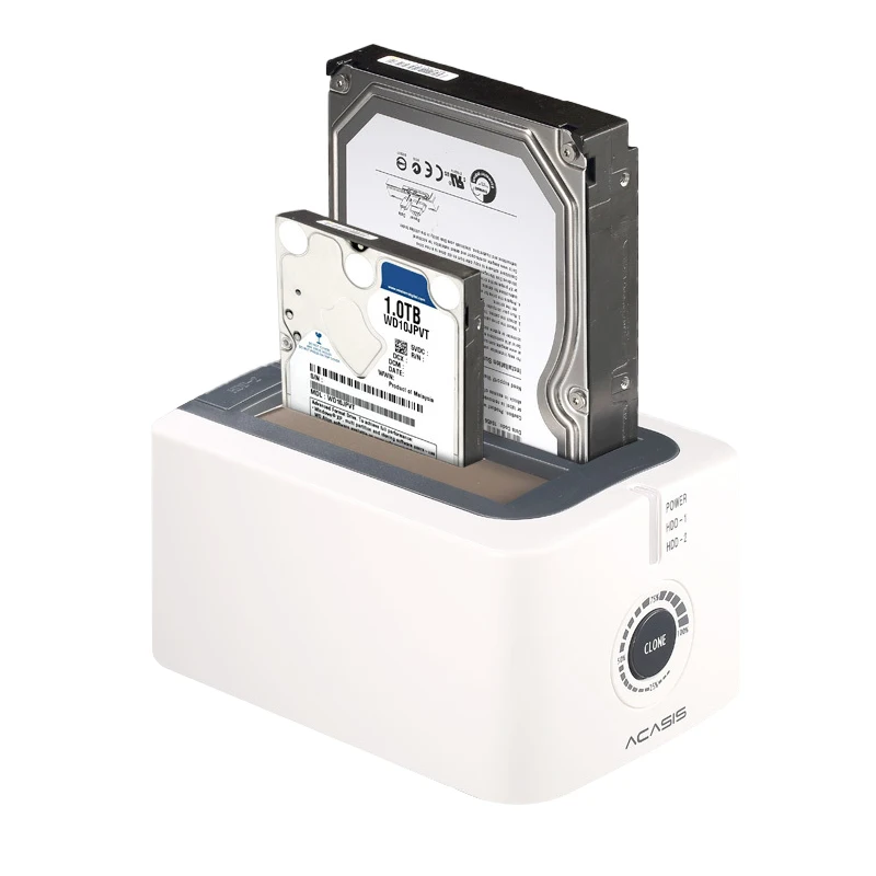 Acasis Ba 12Us 3 5 дюймовый Sata Usb3.0 двойной жесткий диск Док станция офлайн клонирование