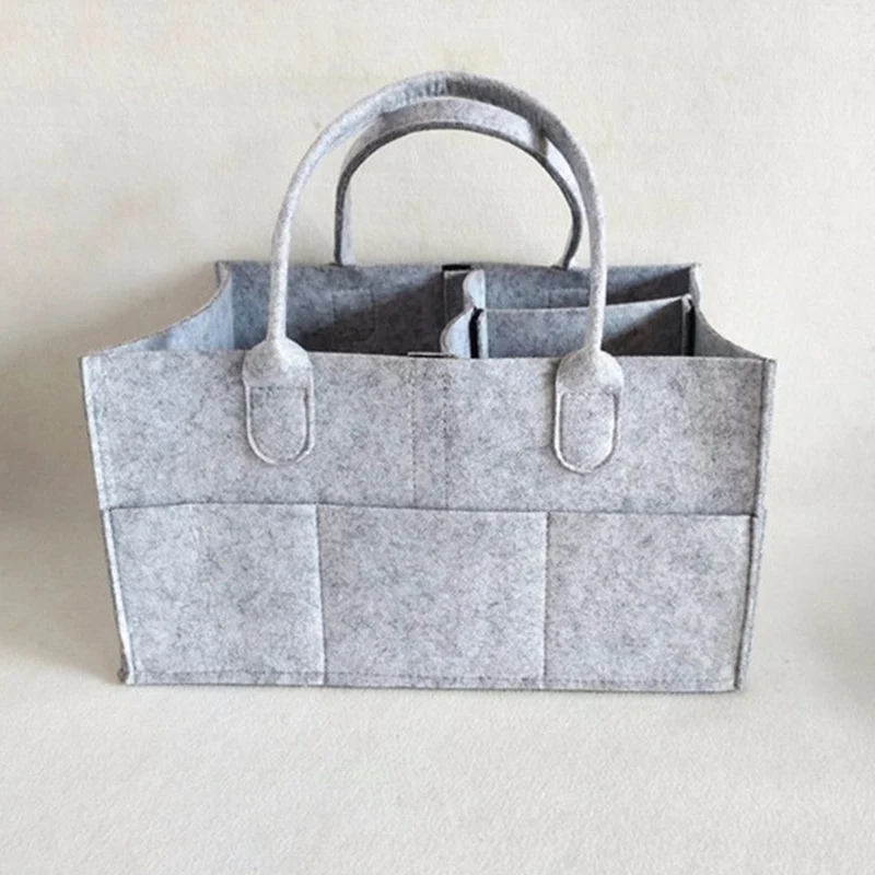 Складной большой ёмкость портативный фетр пеленки для новорожденных сумка
