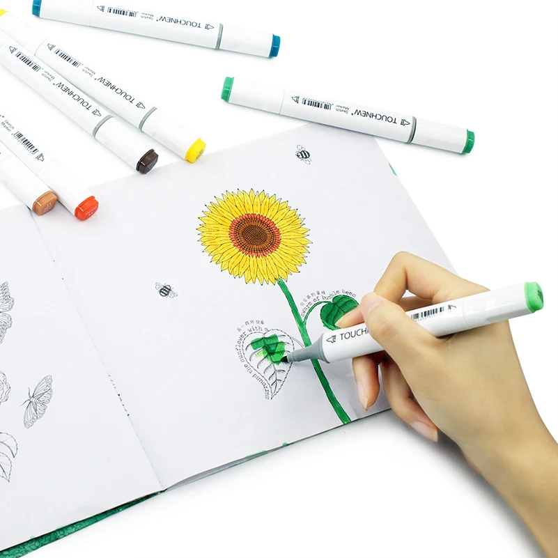 TOUCHNEW Copic Знаки 30/40/60/80 Цвета набор ручек профессии арт маркер для художника манга