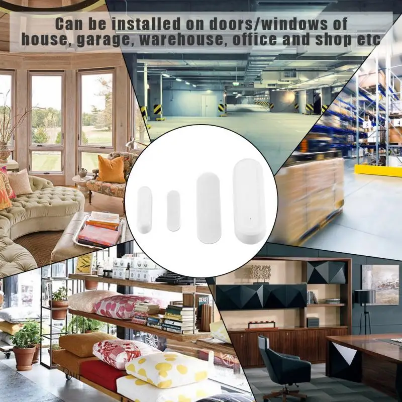 Магнитный контактный беспроводной датчик 433 МГц противоугонная система