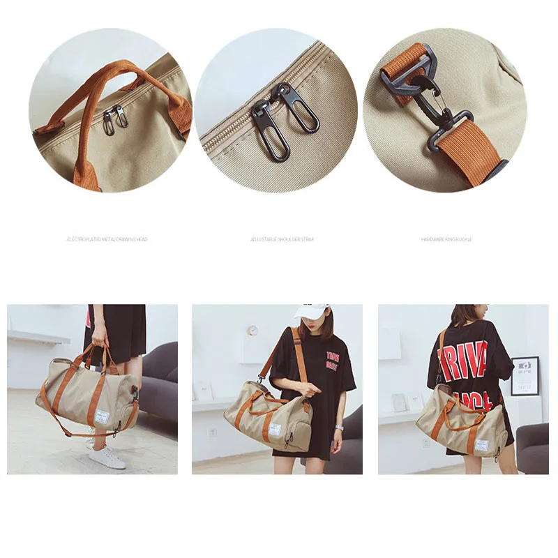 Брендовые женские большие дорожные сумки Duffel 2019 дамские большая вместительность