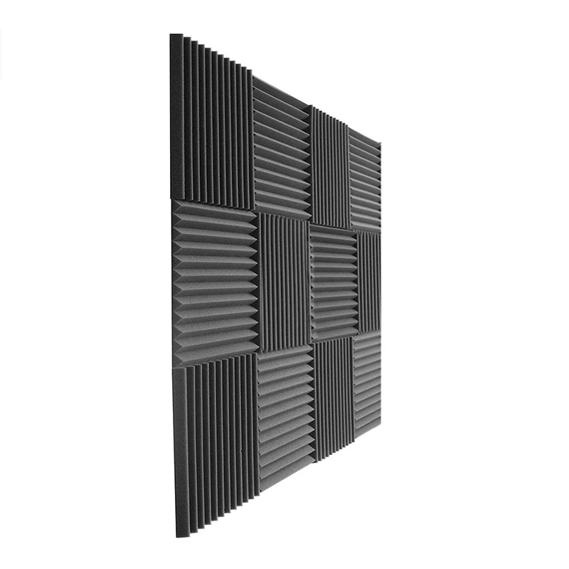 6 Pack Soundproofing Foam Acoustic Sound Treatment Studio Room Absorption Panels Wedges 30x30x2.5cm | Обустройство дома
